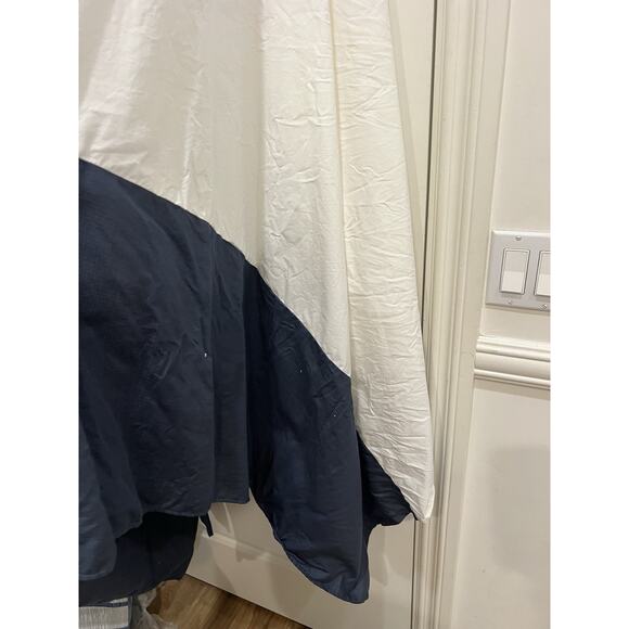 Calvin Klein California King Bed Skirt Blue 100% Combed Cotton 14” Drop - Picture 9 of 10